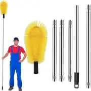 Gutter Hose Extension Wand - Flexible Brush Head Gutter Cleaner Efficient Design