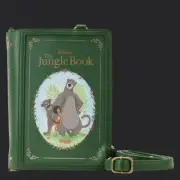 The Jungle Book (1967) - Book 9” Faux Leather Convertible Backpack "New"