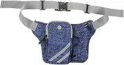 WHAMVOX Multi Function Fanny Pack with Water Bottle Holder Waist Bag for Running Hiking Gym Workouts and Outdoor Adventures Stylish Design