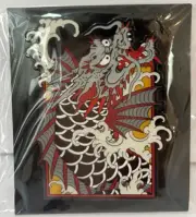 Ryu ga Gotoku Ichiban Kasuga Ryugyo Big Size Pin Badge Tatoo Desing Yakuza