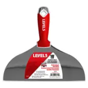 LEVEL5 Drywall Tools - 10" Stainless Joint/Putty Knife Soft Grip Handle 5-146