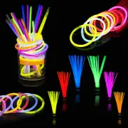 Glow Sticks Party Supplies 8"(20cm) glow in the Dark Bracelets and Necklaces