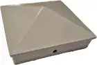 Post Cap 75mm x 75mm Fencing Capping 20x Caps PAPERBARK Aluminum