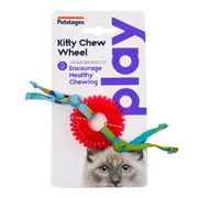 Kitty Chew Wheel Interactive Textured Cat Toy (Red)