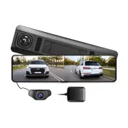 AZDOME AR12 11.26 inch Screen Rearview Mirror Dash Cam Parking Assistance Touch Screen DVR Front Rear Dual Lens WiFi GPS