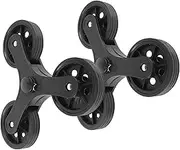 1Pair Sturdy Cart Wheels for Stair Climbing Hand Truck Casters Easy Install Storage Smooth Gliding Shopping Trolley Wheels