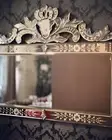 Large Bathroom Mirror for Wall Art Venetian Mirror Gold Rim Beveled Frame