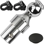 Fexhull 60692 Puck System Gooseneck Hitch Kit Fit for Ford F250 F350, Chevrolet Silverado 2500 HD 3500 HD, GMC Sierra 2500 HD 3500 HD. 2 5/16-In 30000lbs Ball 97002002