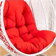 Egg Chair Cushion Replacement Thick Button Tufted Outdoor Swing Cushion, Waterproof & Soft Hammock Seat Pad with High Elasticity PP Cotton, Skin-Friendly Fabric for Patio, Porch, Hanging Basket Chair(
