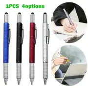 Multi Function Ruler Stylus Pen with Screwdriver Touch Screen Stylus Red