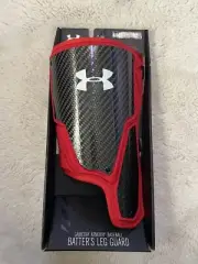 Under Armour Gameday Armour Baseball Batter's Leg Guard Adult L Hand Batter Red