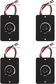 4Pcs DC 12V Light Dimmer Switch Control, LED Lights Switch for RV Boat Truck Camper Trailer Interior Lighting