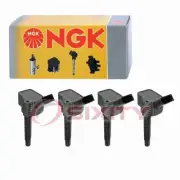 4 pc NGK Ignition Coils for 2019 Audi Q3 2.0L L4 Spark Plug Wire Boot gx (for: Audi)
