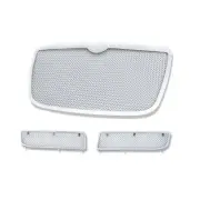 Fits 05-10 Chrysler Stainless Steel Chrome Mesh Grille Grill Insert Combo