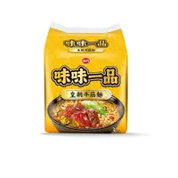 在飛比找PChome24h購物優惠-味味一品皇朝牛筋麵(3包x4袋/箱)