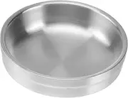 Ciieeo Stainless Steel Appetizer Plate Seasoning Dish for Home Restaurant Use Easy to Clean for Condiments Desserts and Dishes