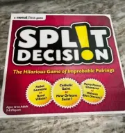 Split Decision The Hilarious Game Of Improbable Pairings By Metal Floss NEW