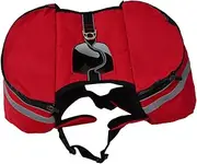Ipetboom Backpack Hiking Back Pack Small Dog Harness Day Packs for Traveling Dog Backpack Puppy Cat Pet Tote Organizer Doggy Backpacks Red Dog Bag Strap Saddle Bag Pet Camping Equipment