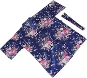 [SHERCHPRY] Bathrobe Toiletry Bridal Bath Towel Swimwear Bride Plush Gowns Bath Robe Dress Women Satin Kimono Robe Floral Robe Costume Mini Pants Doll S Robe Sleepwear Polyester White