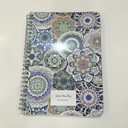 NWT Vera Bradley Mini Notebook with Pocket Sketched Medallion NEW College Ruled