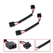 H7 Male to Female Extended Connectors Plug Wire for Headlight DRL Fog lights Use (for: Saab)