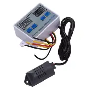 XK-W1099 Dual Digital Thermostat Humidistat Egg Incubator Temperature2763