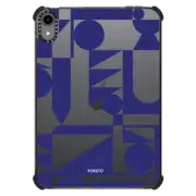 iPad mini (6th gen) iPad Impact Case Blue Shapes by Poketo