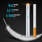 Electric USB Cigarette Lighter Mini Slim Cigarette Lighter Aluminum Rechargeable