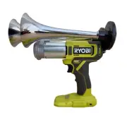 Ryobi Train Horn - Double Trumpet - Compressor Driven Super Loud! 150db!