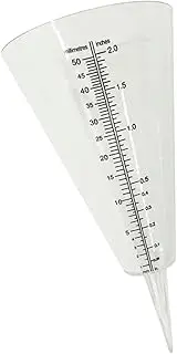 Cone Shaped Rain Gauge Portable Rain Measuring Cup for Outdoor Use Garden