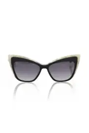 Frankie Morello Black Acetate Women Sunglass - RRP 194.4 USD