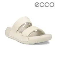 在飛比找momo購物網優惠-【ecco】COZMO PF W 科摩柔軟皮革厚底涼拖鞋 女