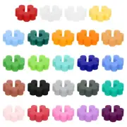 48Pcs Wine Glass Charm, Silicone Drink Markers Wine Glass Markers Plum Buckle