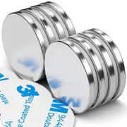 Strong Magnet, 8 Kg Pull Super Strong Neodymium Disc Magnets, Magnets Strong With Double-sided Adhesive, Powerful Permanent Rare Edi Man Jiaarth Magne