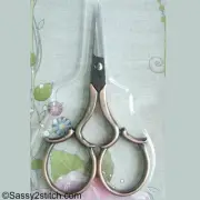 Heirloom Large Loop Embroidery Scissors for Cross Stitch, Sewing, Quilting
