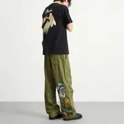 Maharishi Dragon Crane Embroidered Loose Snopants