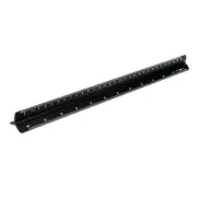 Architectural Ruler 30 cm Aluminum Triangular Ruler Various Scales 1:20,5860