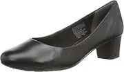 [ROCKPORT] Women's Formal Dress Total Potion Plain Pump Uniform Dress Shoes, Black, 6.5 US