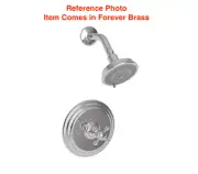 Newport Brass Astor Shower Faucet with Single Metal Cross Handle - 3-924BP/01