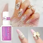 Nail Adhesive UV Acryliy Glue Manicure False Nail Glue Brush With Drying ат R5M8