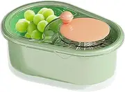 Salad Spinner, Portable Fruit Spinner Fruit Washer Lettuce Spinner Vegetable Dryer Salad Drainer Bowl for Home Kitchen