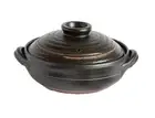 IH Tenmoku Kakiotoshi 8 Nabe (Ceramic Coating) [Direct Fire Compati From Japan