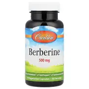 Carlson, Berberine, 500 mg, 60 Vegetarian Capsules