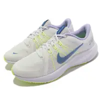 在飛比找PChome24h購物優惠-Nike 慢跑鞋 Wmns Quest 4 白 藍 螢光綠 