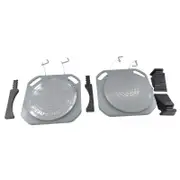 2 Pcs Car Front End Wheel Alignment Turntable Turn Plates With Transition Block Tool