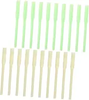 Kisangel Glow-in-The-Dark Night Fishing Casing 20pcs Fishing Glow Tubes Crimp Protectors for Tangle