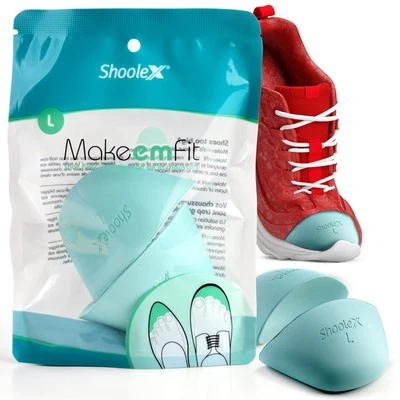 Shoolex Shoe Filler for Too Big Shoes Men/Women Toe Cushion Insert to Make Shoes