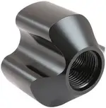 Aeroflow Inline 4 Port Distribution Block -10 Orb to 3 X -8 Black - AF935-10-08BLK