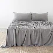 BedT Organica Sheet Set Grey Queen