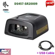 Zebra DS457-SR20009 1D 2D Fixed Mount Reader Barcode Scanner With USB Cable US